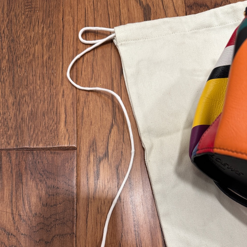 Mini Striped Leather Shoulder Elephant Bag In Multicolor - Picture 5 of 15